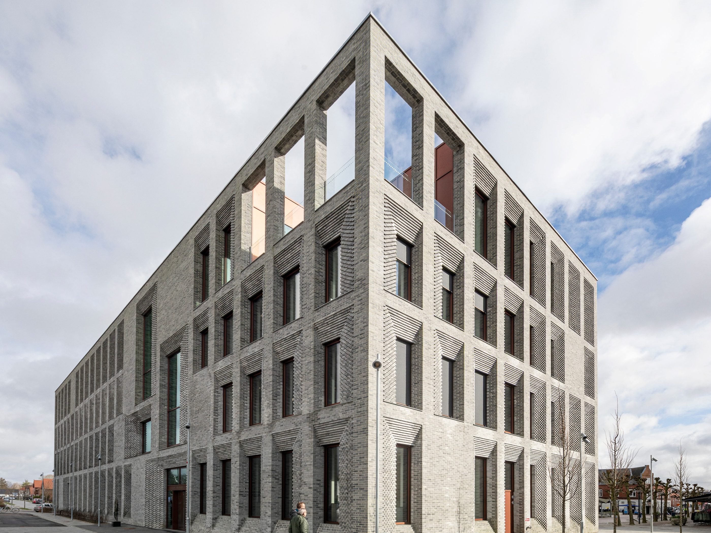 Vejen Town Hall. Brick Award 22 Category "Working together". Transform Aps. Outside view
