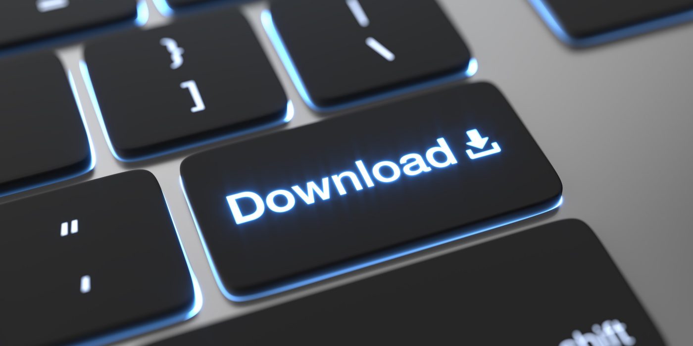 Download text on keyboard button.