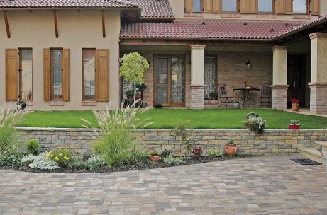 Bradstone Mountain Block жълто сив меланж