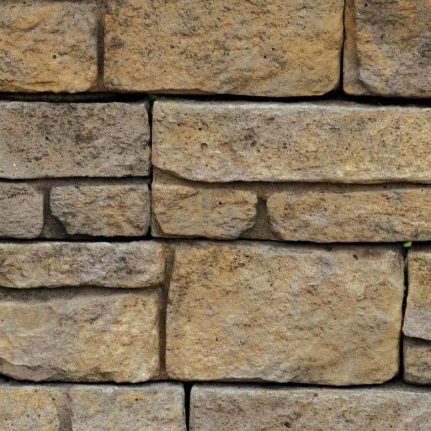 Повърхност Mountain  Block система за стени и огради - сиво-жълт меланж