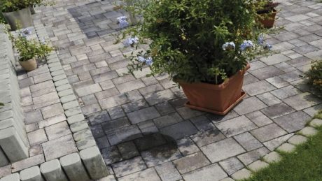 Klassik минипалисади 11.5 x 11.5 x 40 cm - сив