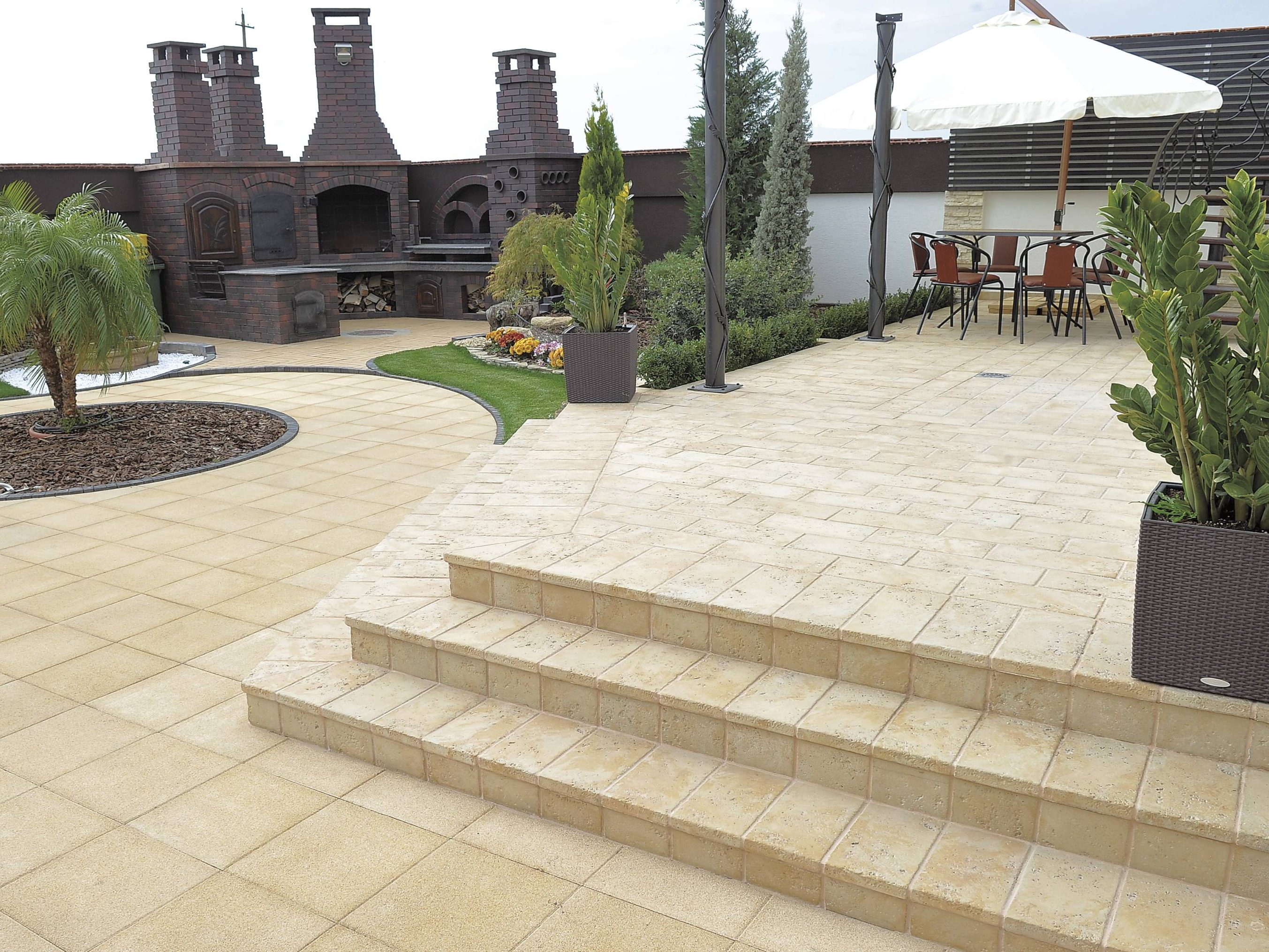 Bradstone Travero плочи - бежов меланж