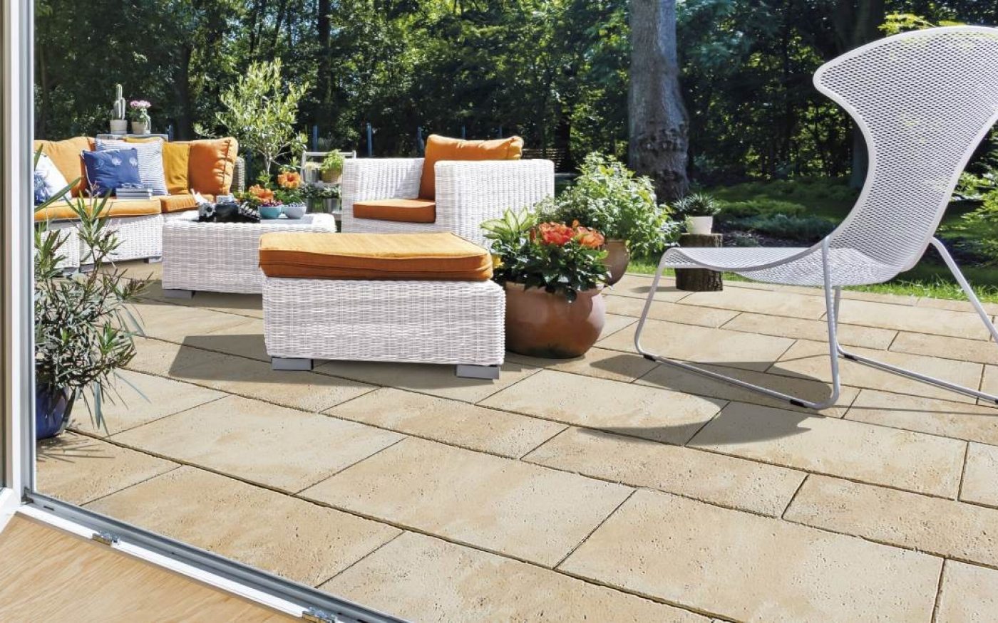 Bradstone Travero плочи - бежов меланж