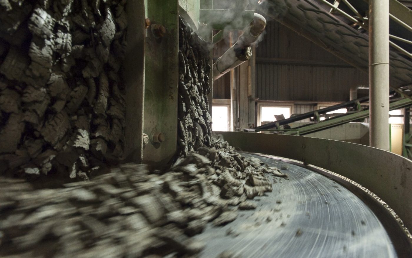 Транспортна пътека за отвеждане на глина