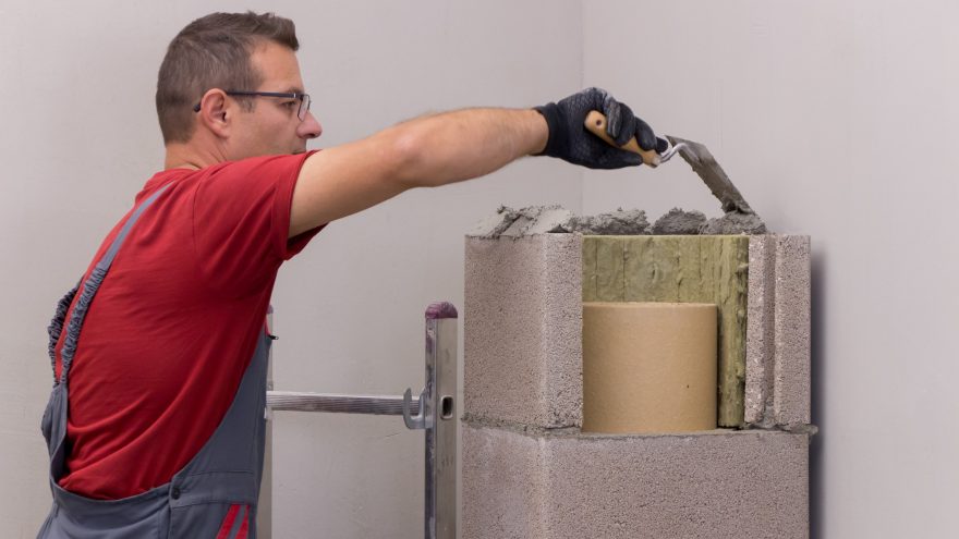 Монтаж на комин