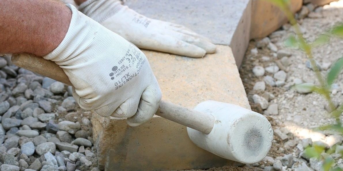 Монтаж на Bradstone Mountain Block  стъпка 2