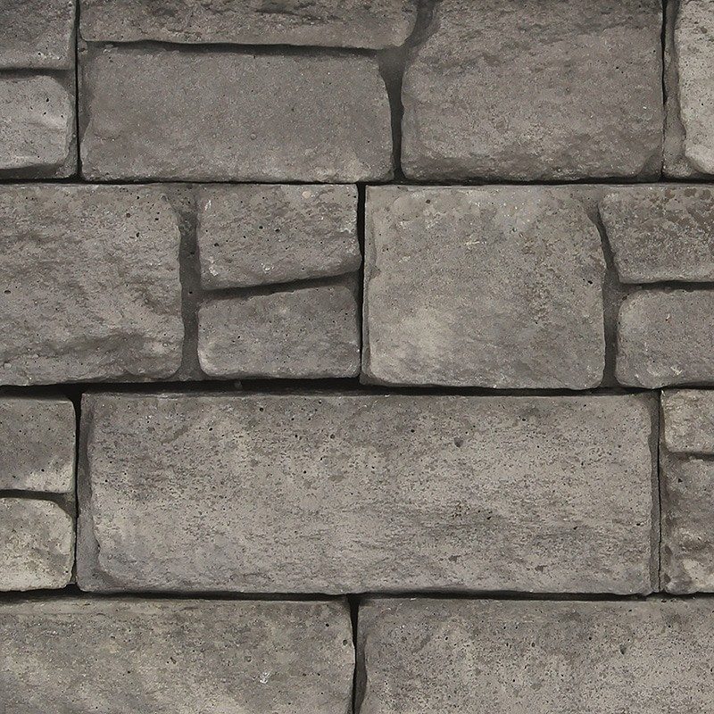 Повърхност Bradstone Mountain  Block система за стени и огради - сив меланж