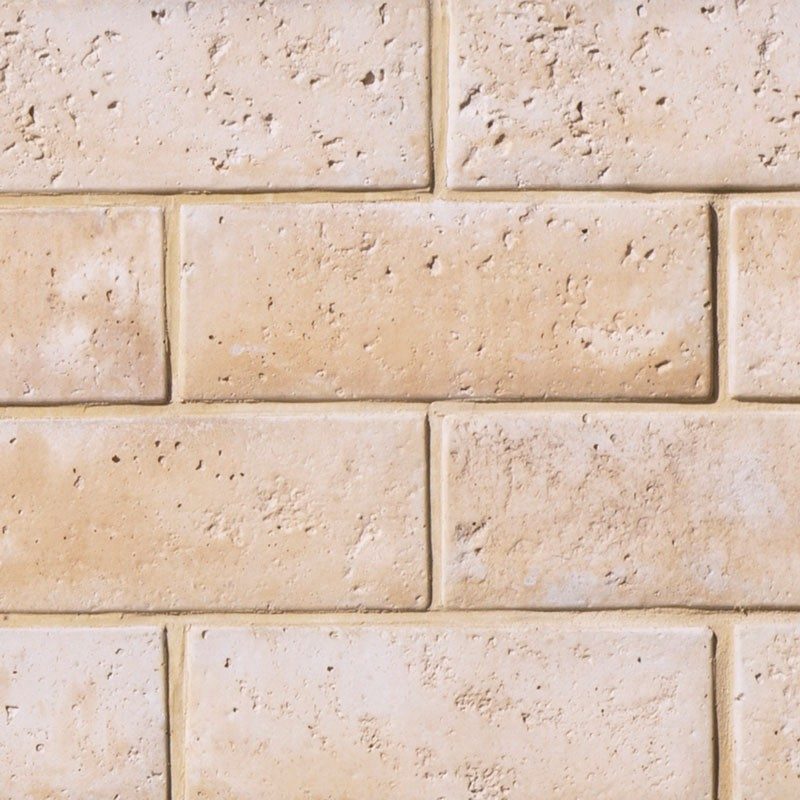 Повърхност Bradstone Travero система за стени и огради - бежов меланж