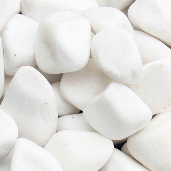 Повърхност Декоративни камъни Pebbles - бял