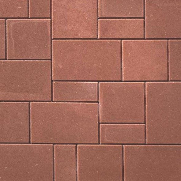 Product texture Rettango combi cherven