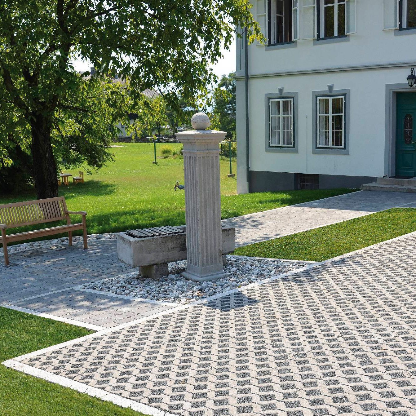 Паркинг елемент 60 x 40 x 10 cm - сив 