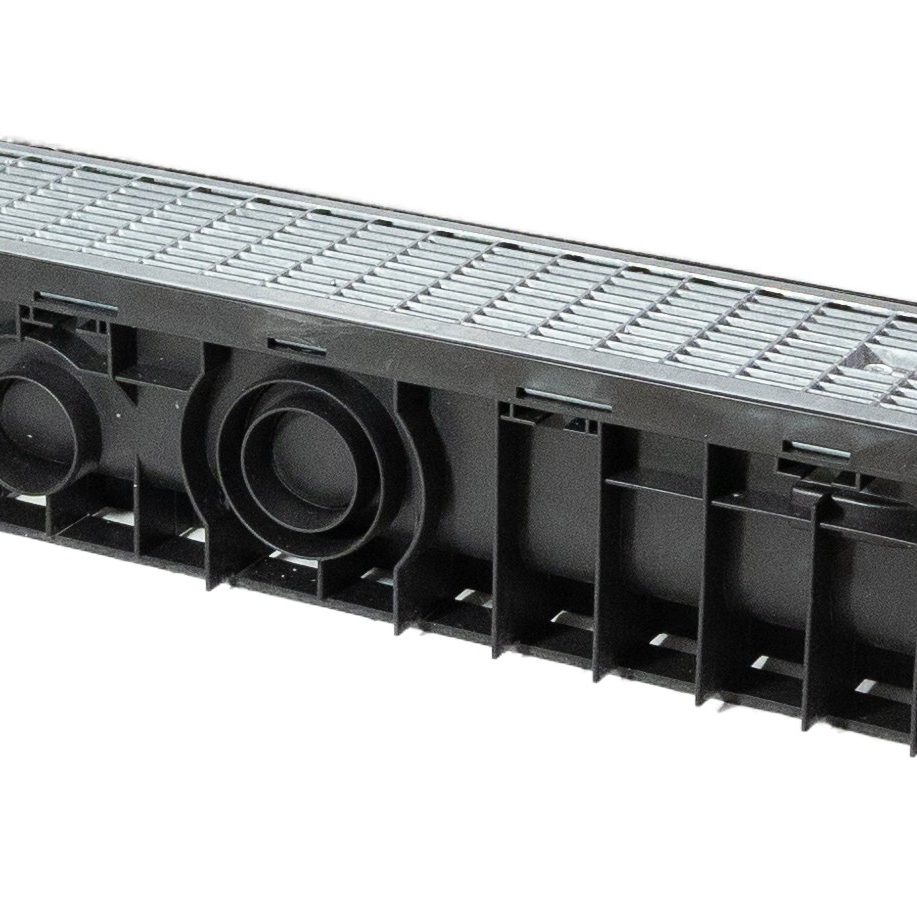 SemDrain B125 с поцинкована стоманена решетка, 100x100 cm