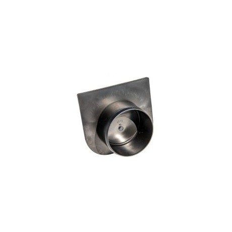 Крайна тапа  за линейни отводнители за клас B125 и C250,  100x100, за фи 75