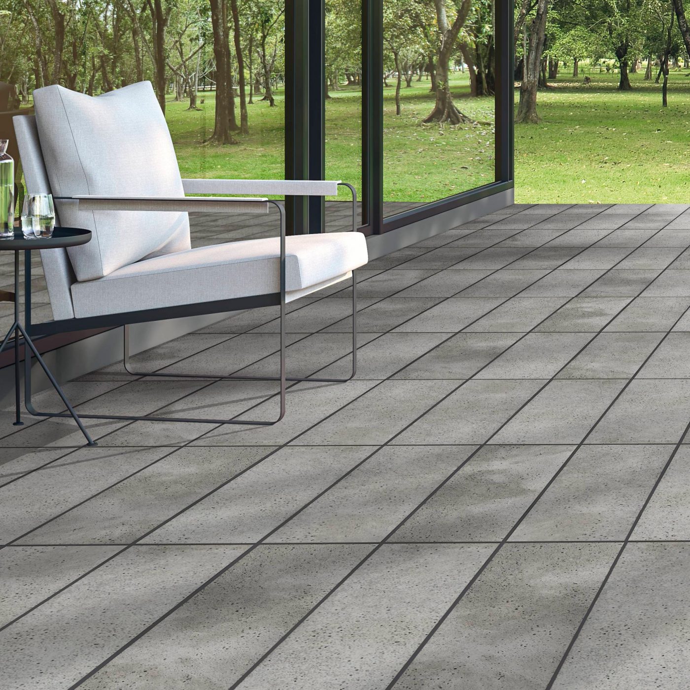 Composing picture LUSSO VULCANO - антрацит меланж