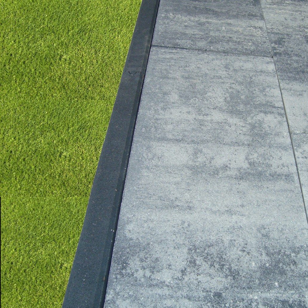 Композиоционна снимка Asti дековативен бордюр - 50 x 5 x 20 cm - графитено исв