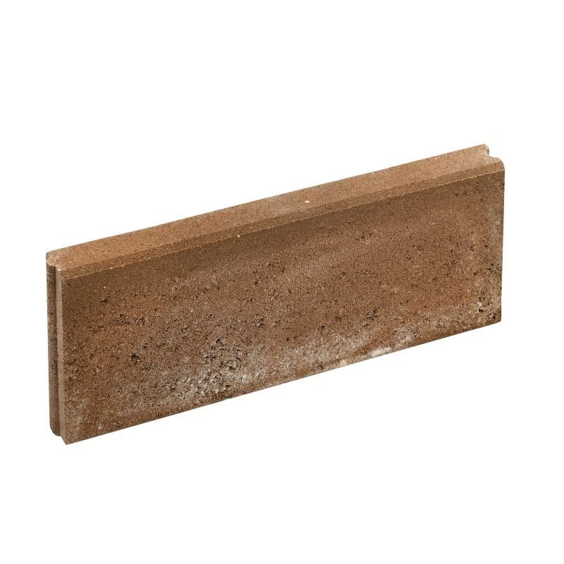 Градински бордюр 50x5x20 cm кафяв