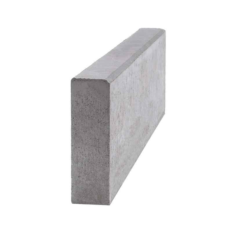 Бордюр 50 x 10 x 25 cm - сив