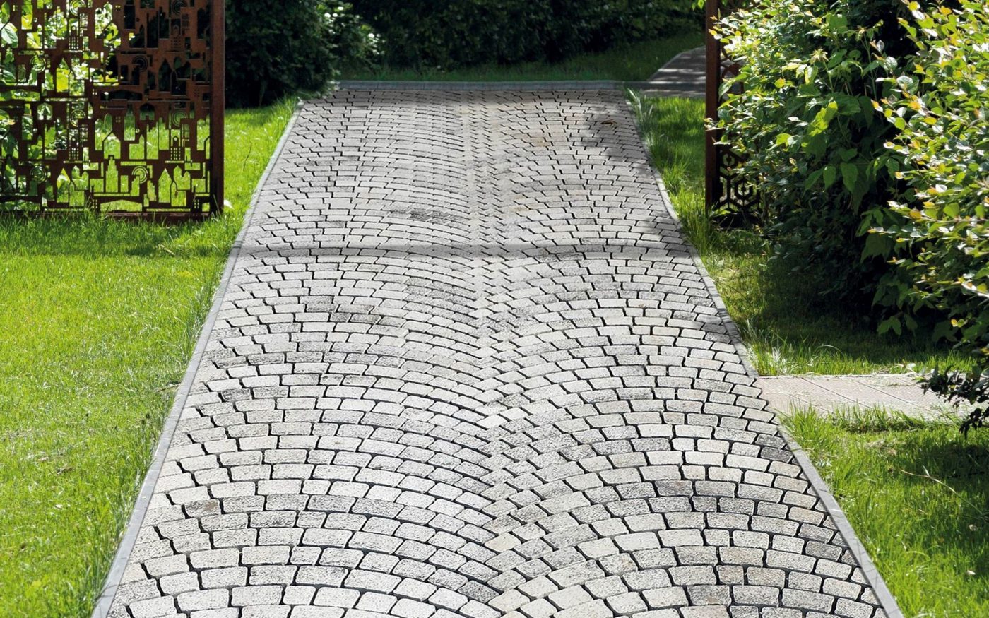 Composing picture ARTE 8  Сегментен паваж - светъл гранит